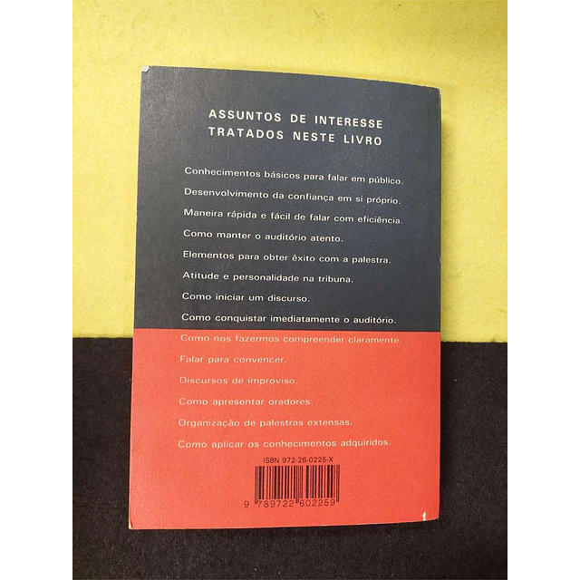 Dal Carnegie - Como falar fácilmente e interessar pessoas em negócios. LIVRO DE BOLSO 