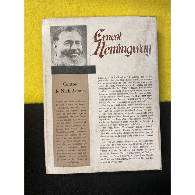 Ernest Hemingway - Contos de Nick Adams