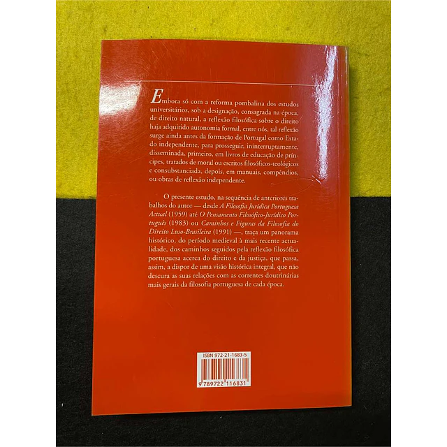 António Braz Teixeira - História da filosofia do direito portuguesa
