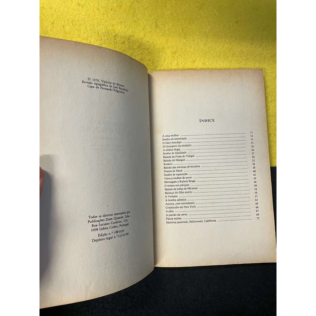Vinicius de Moraes - O operário em construção