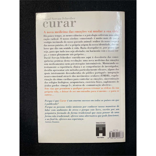 David Servan-Schreiber - Curar: O stress, a ansiedade e a depressão sem medicamentos nem psicanálise
