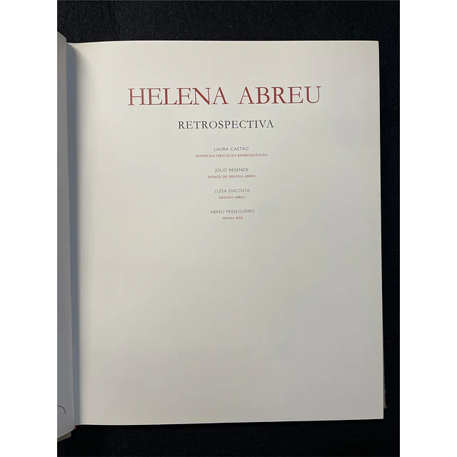 Helena Abreu - Retrospectiva 