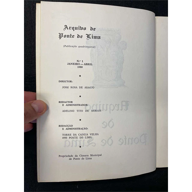 Arquivo de Ponte de Lima. 1º Volume