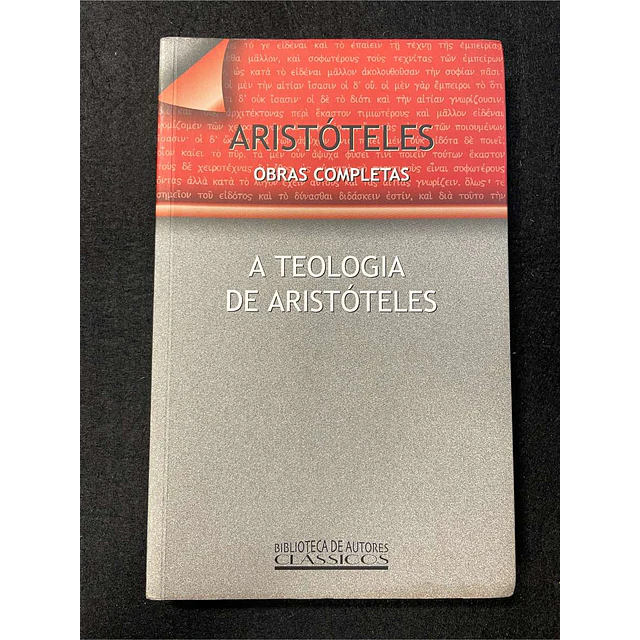 Aristóteles - Obras completas: A teologia de Aristóteles