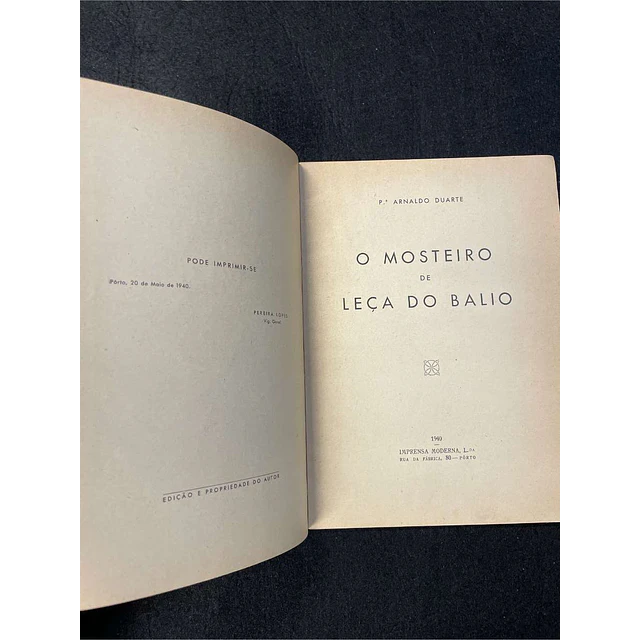 P. Arnaldo Duarte - O mosteiro de Leça do Balio