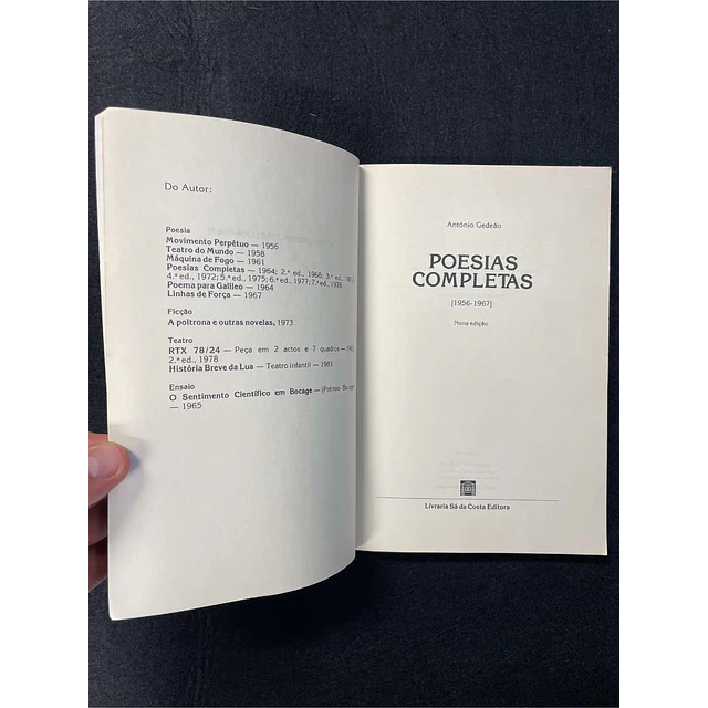 António Gedeão - Poesias completas