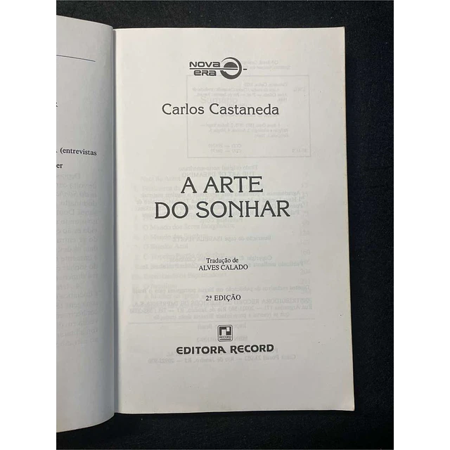 Carlos Castaneda - A arte do sonhar