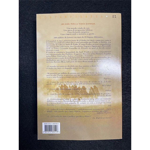 J. R. R. Tolkien - O senhor dos anéis: A irmandade do anel, Parte 1