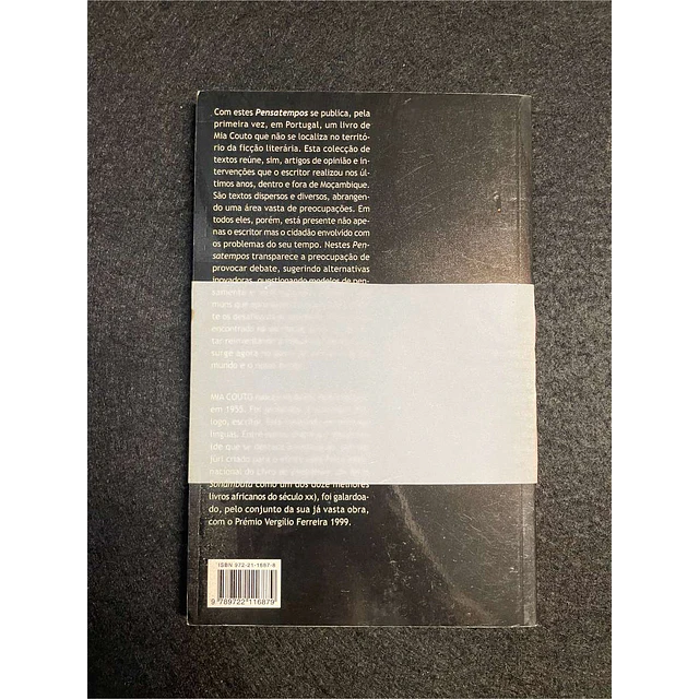 Mia Couto - Pensatempos: Textos de opinião
