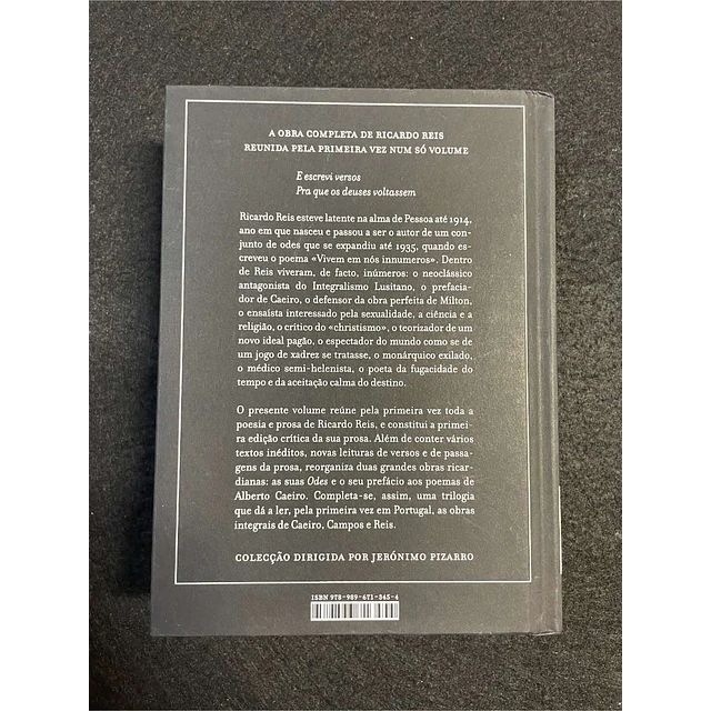 Fernando Pessoa - Obras completas de Ricardo Reis