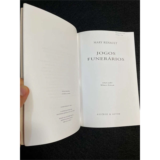 Mary Renault - Jogos funerários