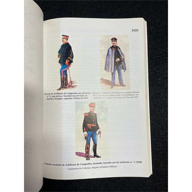 José Alberto da Costa Matos - Os uniformes da artilharia portuguesa