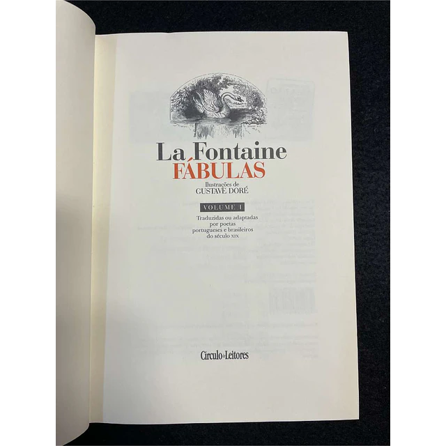 Gustave Doré - La fontaine fábulas, volume I