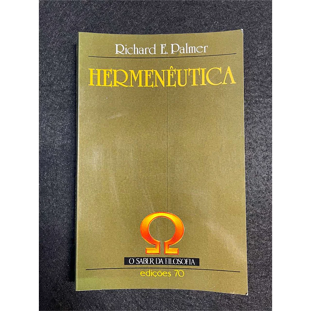 Richard E. Palmer - Hermenêutica