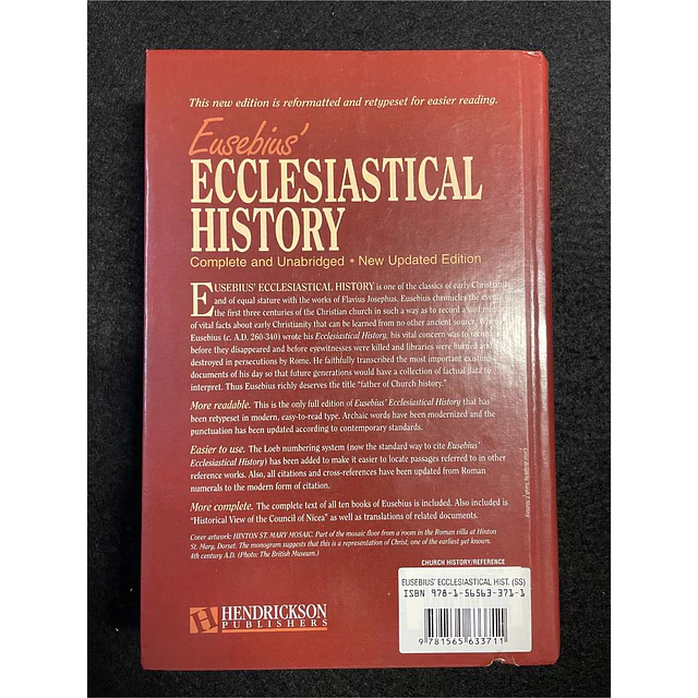 C. F. Cruse - Eusebius' Ecclesiastical history