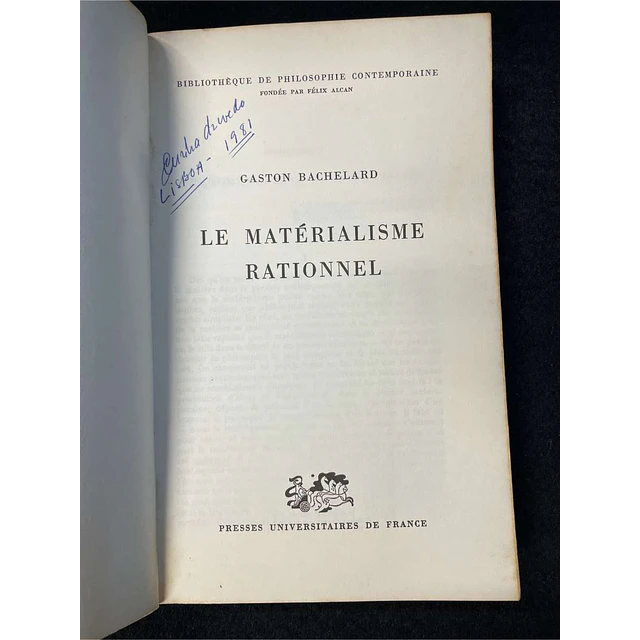 Bachelard - Le matérialisme rationnel