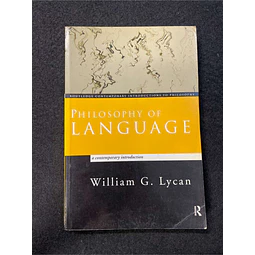 William G. Lycan - Philosophy of language