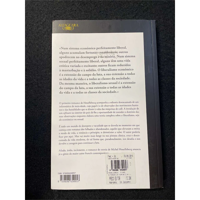 Michel Houellebecq - Extensão do domínio da luta