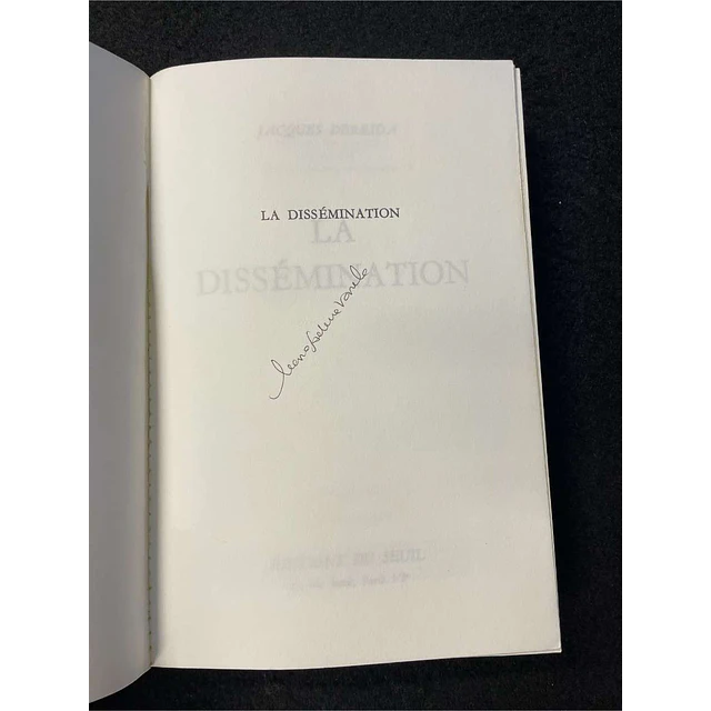 Jacques Derrida - La dissémination