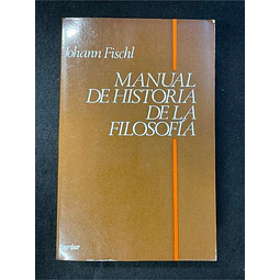 Johann Fischl - Manual de história de la filosofía