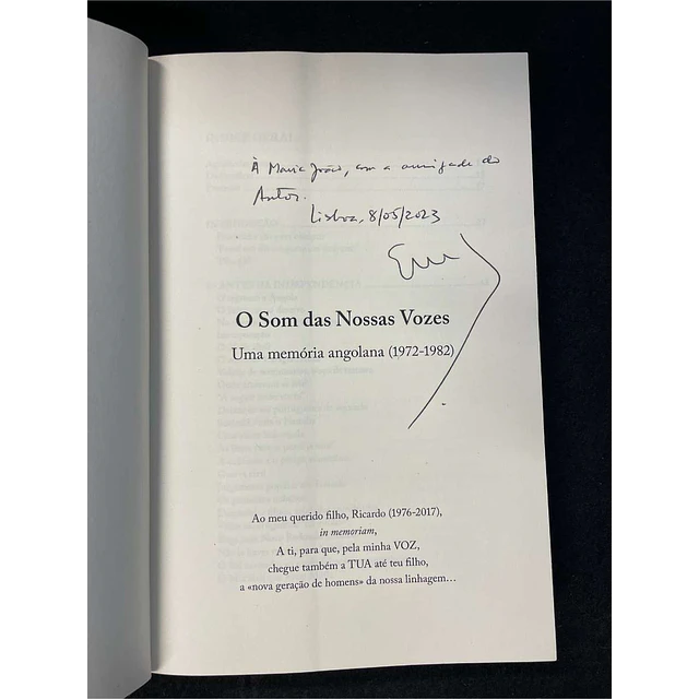 Eduardo Ribeiro - O som das nossas vozes - Uma memória angolana 1972/1982