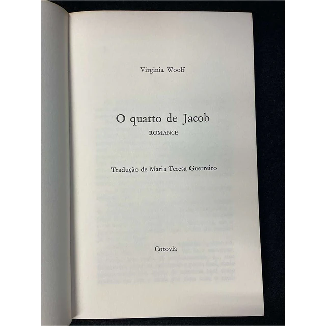 Virginia Woolf - O quarto de Jacob