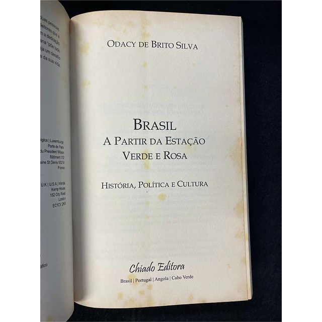 Odacy de Brito Silva - Brasil a partir da estação verde e rosa: História, política e cultura