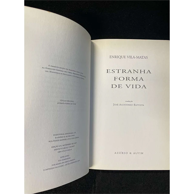 Enrique Vila-Matas - Estranha forma de vida