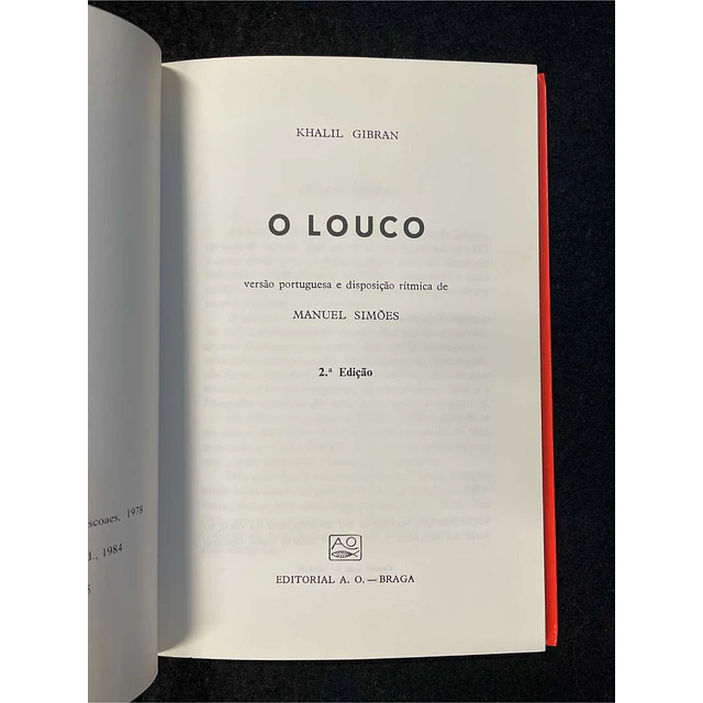 Khalil Gibran - O louco