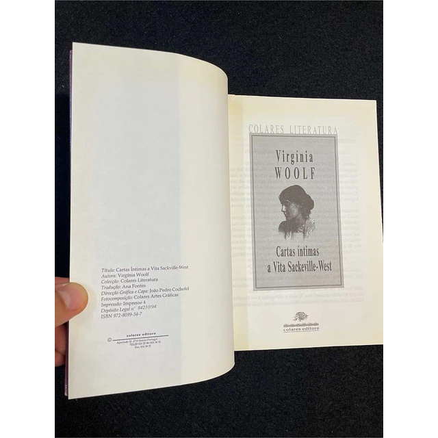 Virgínia Woolf - Cartas íntimas a Vita Sackeville-West