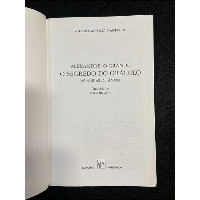 Valerio Massimo Manfredi - Alexandre, o grande: O segredo do oráculo. Volume II