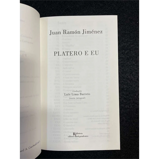 Juan Ramón Jiménez - Platero e eu