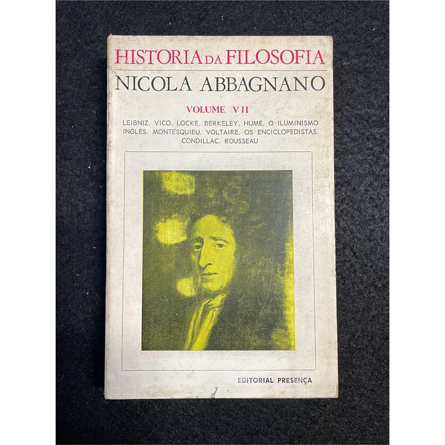 Nicola Abbagnano - História da filosofia, volume VII