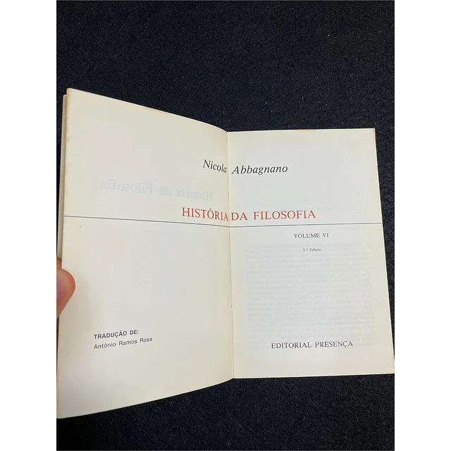 Nicola Abbagnano - História da filosofia. volume VI