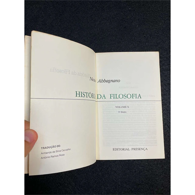 Nicola Abbagnano - História da filosofia. volume X