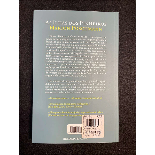 Marion Poschmann - As ilhas dos pinheiros