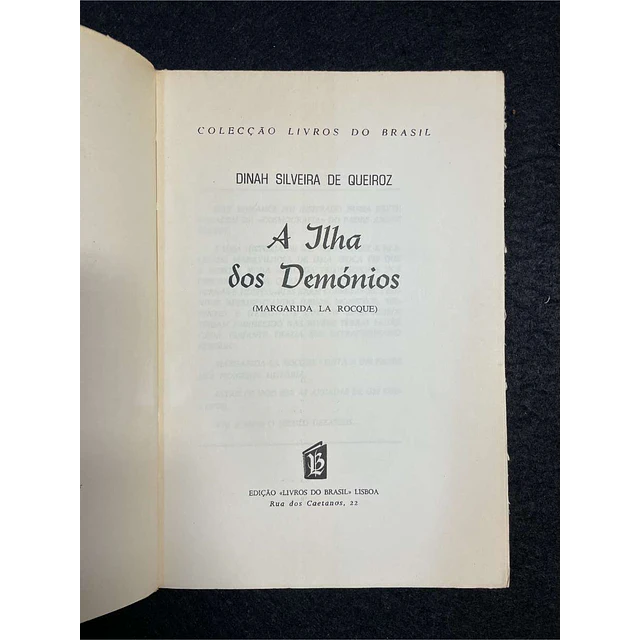 Dinah Silveira de Queiroz - A ilha dos demónios