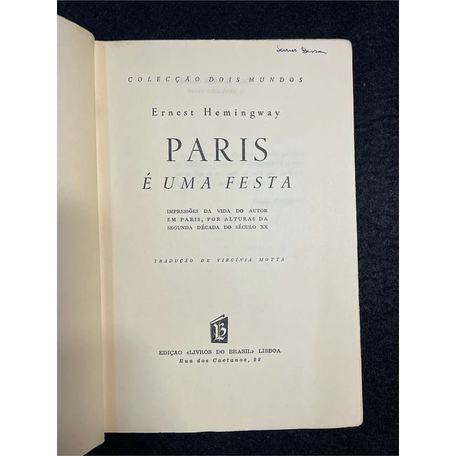 Ernest Hemingway - Paris é uma festa
