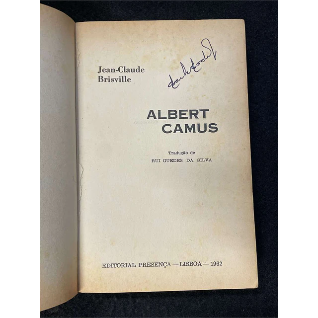 Jean Claude Brisville - Albert Camus