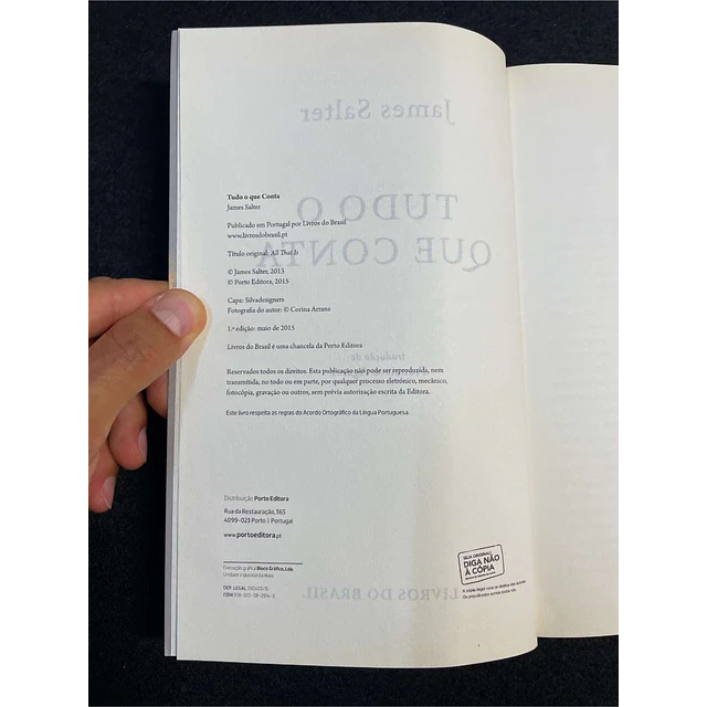 James Salter - Tudo o que conta