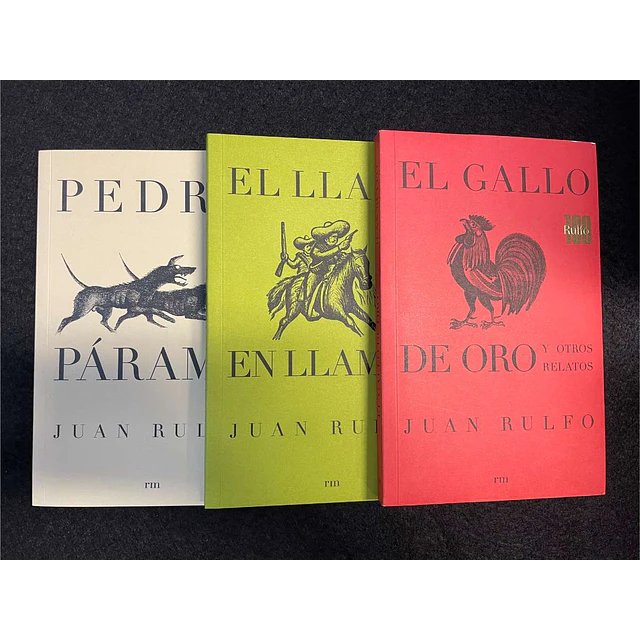 Juan Rulfo - El Gallo de Oro, Pedro Páramo, El Llano en Llamas. 3 volumes