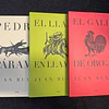 Juan Rulfo - El Gallo de Oro, Pedro Páramo, El Llano en Llamas. 3 volumes
