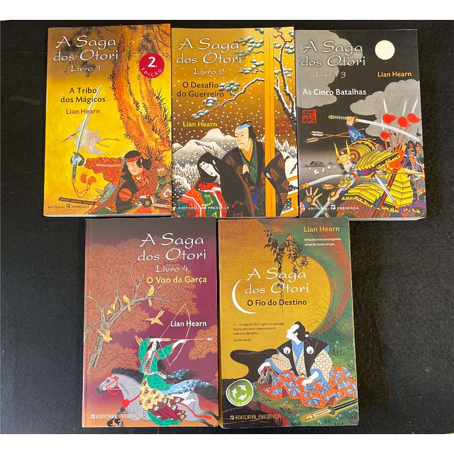 Lian Hearn - A saga dos Otori. 5 volumes