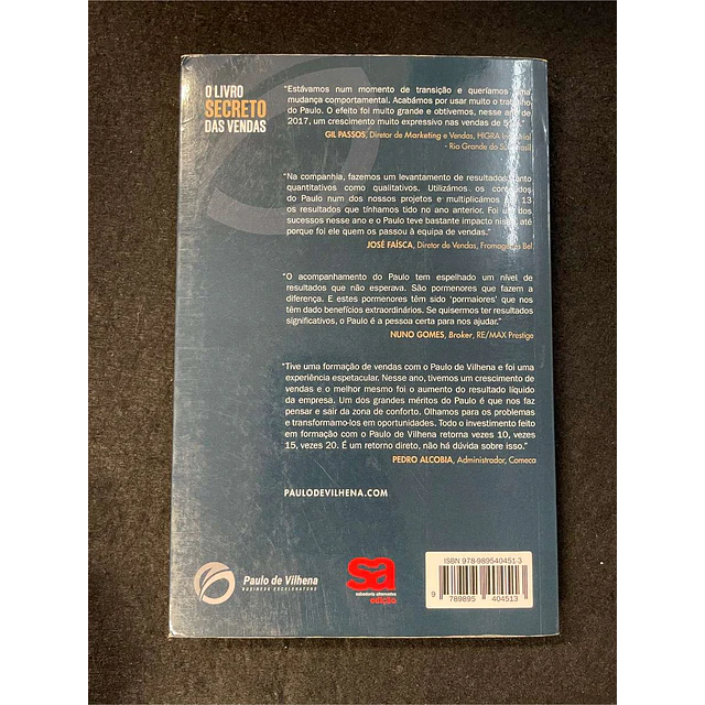 Paulo de Vilhena - O livro secreto das vendas: Mapa mental dos supercomerciais desvendado