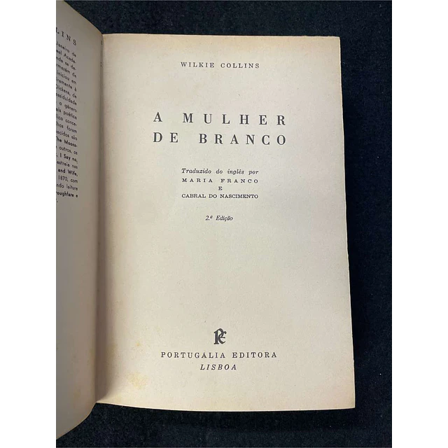 Wilkie Collins - A mulher de branco