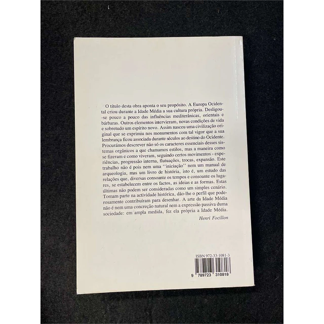 Henri Focillon - Arte do ocidente: A idade média romântica e gótica