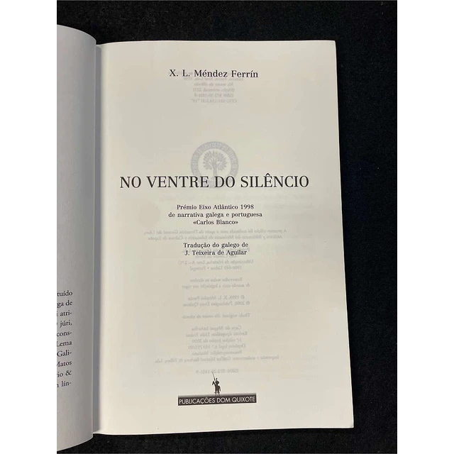 X. L. Méndez Ferrín - No ventre do silêncio