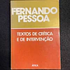 Fernando Pessoa - Textos de crítica e de intervenção