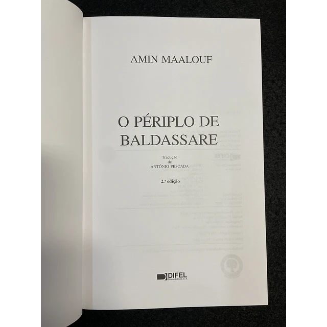 Amin Maalouf - O périplo de Baldassare