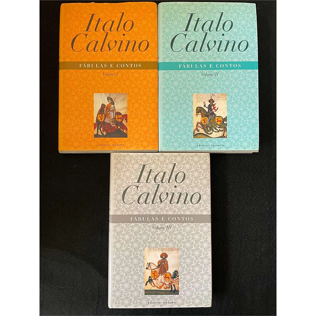 Italo Calvino - Fábulas e contos. 3 Volumes